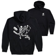 Hockey Hooded Sweatshirt - Dangle Snipe Skelly (Back Design)