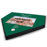 Baseball Home Plate Plaque - Thank You With Photo