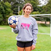 Soccer Crewneck Sweatshirt - Sasha the Soccer Dog