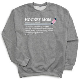 Hockey Crewneck Sweatshirt - Hockey Mom Definition