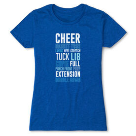 Cheerleading Women's Everyday Tee - Cheerleading Words