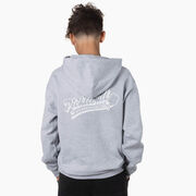 Pickleball Hooded Sweatshirt - Kind Of A Big Dill (Back Design)