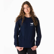 Girls Lacrosse Tshirt Long Sleeve - USA Girls Lacrosse (Back Design)