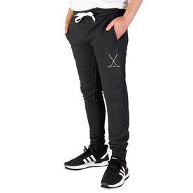Hockey Men's Joggers - Hockey Stick Silhouette
