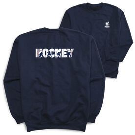 Hockey Crewneck Sweatshirt - Hockey Life (Back Design)
