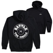 Wrestling Hooded Sweatshirt - Battle In Circle (Back Design)