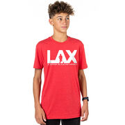 Guys Lacrosse Short Sleeve T-Shirt - I'd Rather Lax