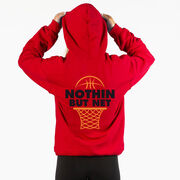 Basketball Hooded Sweatshirt - Nothing But Net (Back Design)