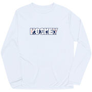 Hockey Long Sleeve Performance Tee - Hockey Life