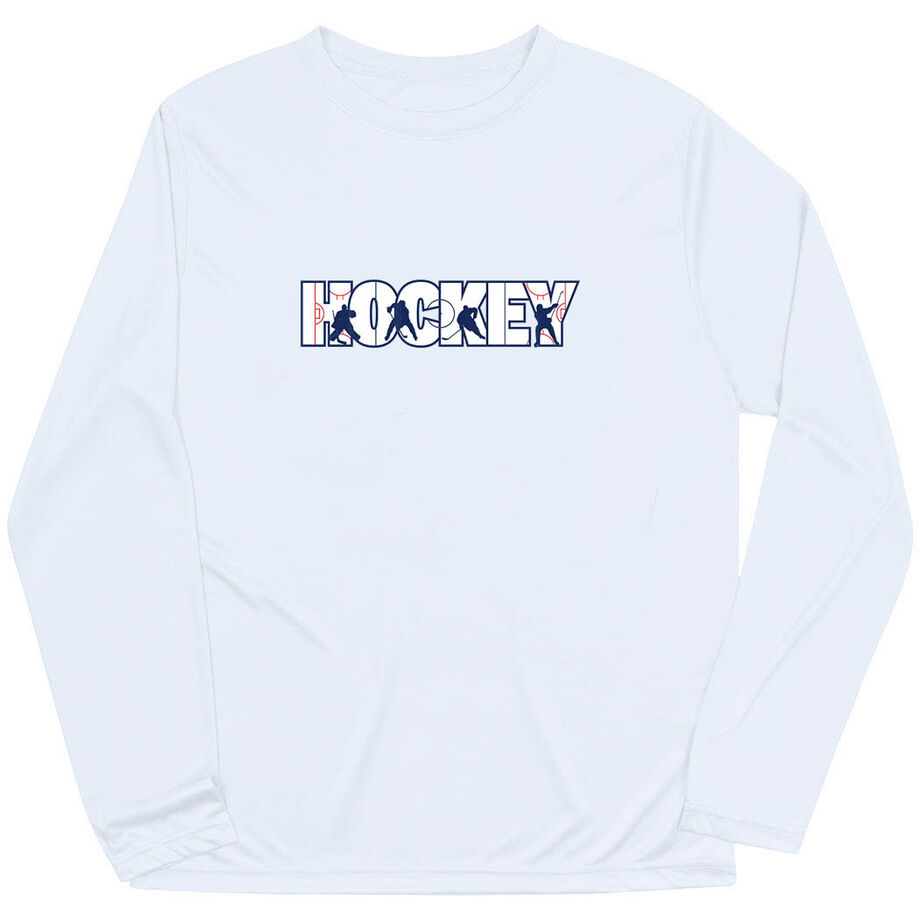 Hockey Long Sleeve Performance Tee - Hockey Life