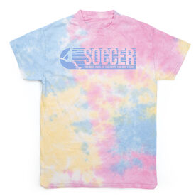 Soccer Short Sleeve T-Shirt - 100% Of The Shots Tie-Dye