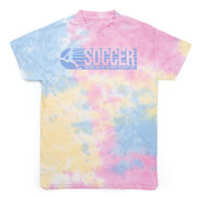 Soccer Short Sleeve T-Shirt - 100% Of The Shots Tie-Dye