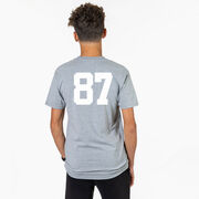 Baseball T-Shirt Short Sleeve - I'd Rather Be Playing Baseball Distressed