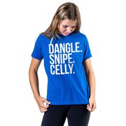 Hockey Short Sleeve T-Shirt - Dangle Snipe Celly Words