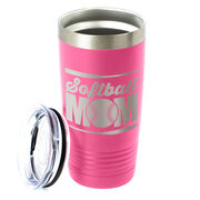 Softball 20 oz. Double Insulated Tumbler - Mom