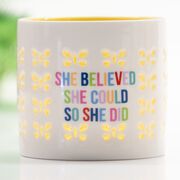 Soleil Home&trade; Porcelain Candle Holder - She Believed She Could