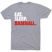 Baseball T-Shirt Short Sleeve Eat. Sleep. Baseball.