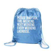 Lacrosse Sport Pack Cinch Sack - All Weekend Lacrosse