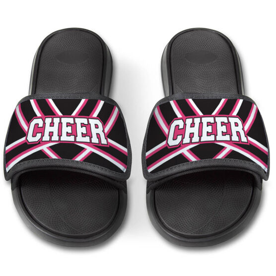 Cheerleading Repwell&reg; Slide Sandals - Cheer Stripes