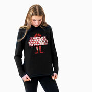 Basketball Long Sleeve Performance Tee - Basketball's My Favorite
