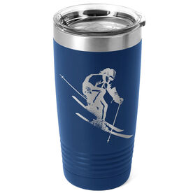 Skiing 20 oz. Double Insulated Tumbler - Female Silhouette