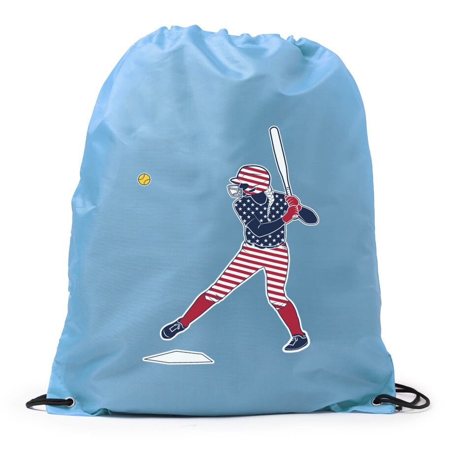 Softball Drawstring Backpack - Softball Star