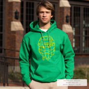 Hockey Hooded Sweatshirt - Have An Ice Day Smile Face