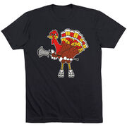 Guys Lacrosse Short Sleeve T-Shirt - Top Cheddar Turkey Tom