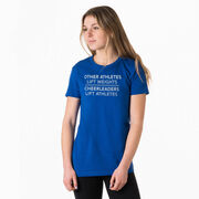 Cheerleading Women's Everyday Tee - Cheerleaders Lift Athletes