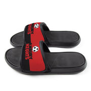 Soccer Repwell&reg; Slide Sandals - Team Name Colorblock