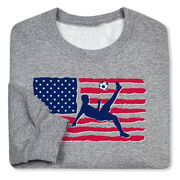 Soccer Crewneck Sweatshirt - Guys Soccer Land That We Love