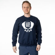 Pickleball Crewneck Sweatshirt - I'd Rather Be Playing Pickleball