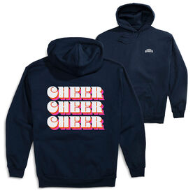 Cheerleading Hooded Sweatshirt - Retro Cheer (Back Design)