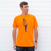 Guys Lacrosse Short Sleeve T-Shirt - USA Spirit