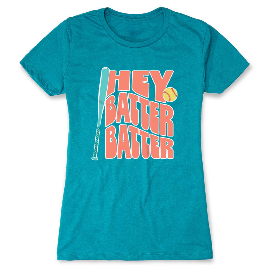 Softball Women's Everyday Tee - Hey Batter Batter