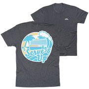 Volleyball Short Sleeve T-Shirt - Serve's Up (Back Design)