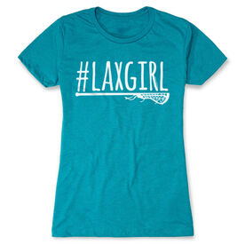 Girls Lacrosse Women's Everyday Tee - #LAXGIRL