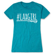Girls Lacrosse Women's Everyday Tee - #LAXGIRL