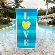 Tennis Premium Beach Towel - Tennis Love