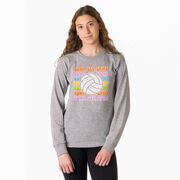 Volleyball Tshirt Long Sleeve - Bump, Set, Spike