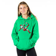 Soccer Hooded Sweatshirt - Soccer Santa