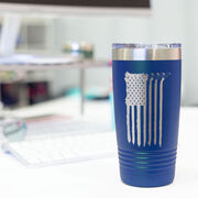 Hockey 20 oz. Double Insulated Tumbler - Flag