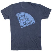 Softball Short Sleeve T-Shirt - Good Girls Steal