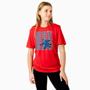 Hockey Short Sleeve Performance Tee - Dangle Snipe Celly Player