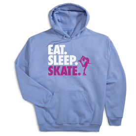 Figure Skating Hooded Sweatshirt - Eat. Sleep. Skate.