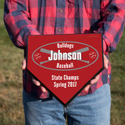 Baseball Personalized Team Home Plate Plaque