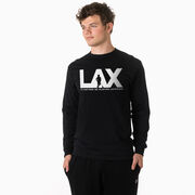 Guys Lacrosse Tshirt Long Sleeve - I'd Rather Lax