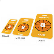 Basketball Bag/Luggage Tag - Basketball Team Ball