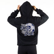 Soccer Hooded Sweatshirt - Belle Of The Ball (Back Design)