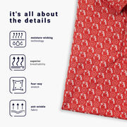 Wrestling Short Sleeve Polo - Takedown (Red)